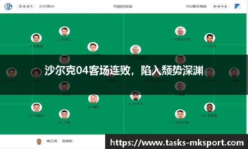 沙尔克04客场连败，陷入颓势深渊