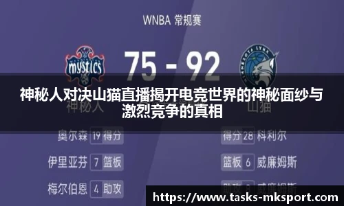 神秘人对决山猫直播揭开电竞世界的神秘面纱与激烈竞争的真相